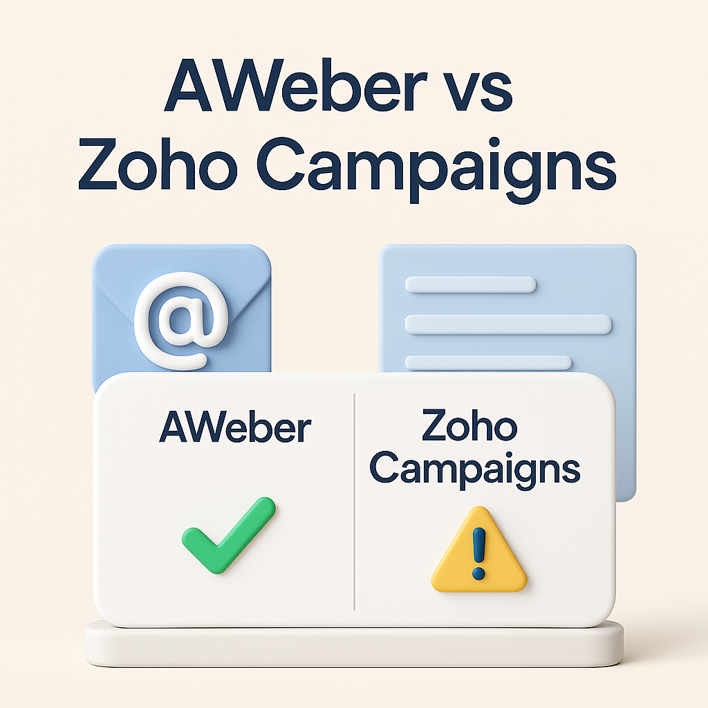 aweber vs zoho campaigns